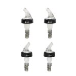 Fackelmann 9942950 set de 4 becs verseurs doseurs a alcool a bille, doseur pour alcool 2 cl et 4 cl, ...