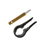 Fackelmann 9943750 duo ouvre bocal et tire - languette, ouvre bouteilles, ouvre bocal universel, ouvre ...