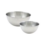 Fackelmann 9983550 set de 2 bols a mixer en inox, bol a m�langer, saladier en m�tal, acier inoxydable, ...