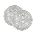 Fackelmann 9986650 lot de 2 x 10 plats a escargots en alu 2433350, plat pour escargots, aluminium, argent�, ...