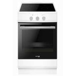Fagor - cuisinire induction 4 foyers four multifonctions catalyse 65l largeur 50cm blanc faci203b