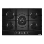 Fagor fag6650n table de cuisson au gaz noir - 5 foyers