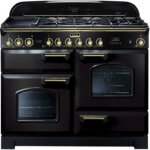 Falcon classic deluxe 110 cuisini�re electrique noir, laiton