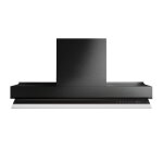 Falmec hotte encastrable built - in virgola no - drop touch pour le plan � induction (noir 90 cm - acier ...