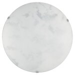 Fan europe selene plafonnier led encastr� verre motif blanc 960lm 4000k 30cm