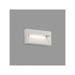 Faro - applique murale blanche a led a montage en surface 9w 3000k ip44