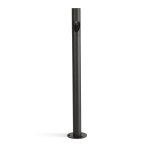 Faro bezel borne lumineuse led noire 8w 2700k ip65