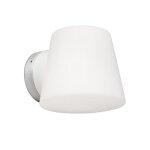 Faro bianca - applique murale avec abat - jour chrome, g9, ip44