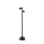 Faro brot - lampadaire led int�gr� multi bras noir, 2700k