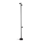 Faro brot - lampadaire led int�gr� multi bras noir, 2700k