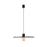 Faro costas suspension en rotin noir mat �600