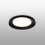Faro dolme - plafonnier led encastr� noir