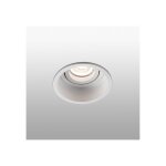 Faro hyde - downlight encastr� rond inclinable blanc, gu10