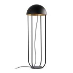 Faro jellyfish - lampadaire led noir, or