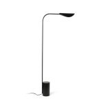 Faro liggera lampadaire noir mat