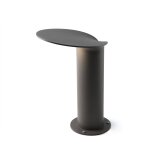 Faro lotus - borne d'ext�rieur led gris fonc� sur pied 18w 3000k ip65