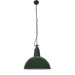 Faro lou - suspension de plafond a 1 ampoule verte, e27