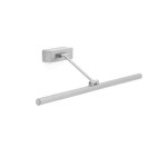 Faro magritte - 3 - applique murale a led pour grand tableau, nickel mat