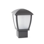 Faro mini - 1 pidestal extrieur clair gris fonc ip44, e27