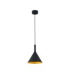 Faro pam - g - luminaire suspendu led grand dme noir, or