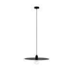 Faro plat - suspension a 1 ampoule en forme de d�me noir, e27
