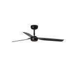 Faro punt ventilateur de plafond noir a 3 pales avec moteur a courant continu