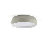 Faro shoku 350 gris, blanc applique / plafonnier 24w 2700k