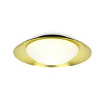 Faro side - plafonnier led noir / or 20w