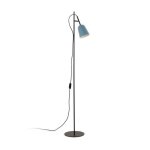 Faro studio lampadaire task noir mat, bleu
