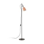 Faro studio lampadaire task noir mat, rose