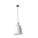 Faro studio plafonnier suspendu d�me 29 cm blanc