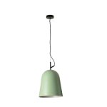 Faro studio plafonnier suspendu d�me 29 cm vert
