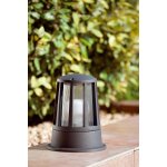 Faro surat - 1 pidestal d'extrieur lger gris fonc ip54, e27