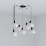 Faro tatawin suspension moyenne a 7 lumi�res en grappe blanche