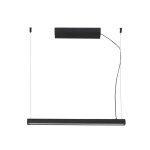 Faro vico suspension noire 60 cm avec auvent de surface