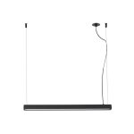 Faro vico suspension noire 60cm avec auvent encastr�