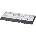 Fc09 - filtre � charbon antiodeurs compatible hotte wpro type 190 - 485 x 265 x 48 mm - 1300 g / m chf190 ...