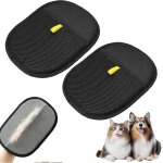 Fchhk - lot de 2 gants d'pilation d'animaux - double face - gants magntiques rutilisables pour chien, ...