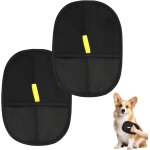 Fchhk - 2 pcs gant de toilettage double face pets, gant de massage antistatique chats et chiens, rutilisable ...