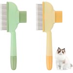 Fchhk - lot de 2 peignes auto - nettoyants anti - puces pour animaux domestiques, toilettage pour chiens ... Fchhk - lot de 2 peignes auto - nettoyants anti - puces pour animaux domestiques, toilettage pour chiens ...