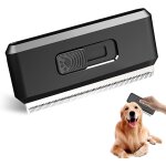 Fchhk - brosse anti - poil pour animaux, double lame poils de chat et chien, brosse en caoutchouc one ...