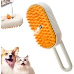 Fchhk - brosse de toilettage 3 en 1 pour animaux de compagnie, brosse de nettoyage pour poils d'animaux ...