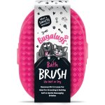 Fchhk - bugalugs brosse de bain pour chien et chat, a utiliser humide ou sec comme brosse de toilettage ...