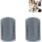 Fchhk - chats cheveux peigne, 2 pièces brosse murale pour chat, auto toiletteur pour chat, brosse angle ... Fchhk - chats cheveux peigne, 2 pièces brosse murale pour chat, auto toiletteur pour chat, brosse angle ...