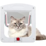 Fchhk - chatire pour chat, porte pour chat, porte pour animaux de compagnie, facile a installer et a ...