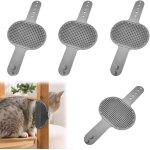 Fchhk - masseur pour chats, 4 pices chaton auto - soin brosse de massage, outil chat jouets, grattoir ...