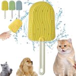 Fchhk - peigne de langue pour chat u2013 brosse douce pour la langue du chat, brosses lavables en silicone ...