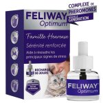 Feliway optimum recharge de 48 ml pour 1 mois - solution de phromonothrapie