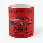 Fer - rari 288 gto 1984 birthday gift red classic mug best ceramic 11oz coffee mugs