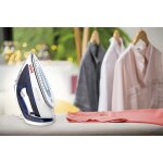 Fer a repasser vapeur de 0, 27l 2600w blanc bleu